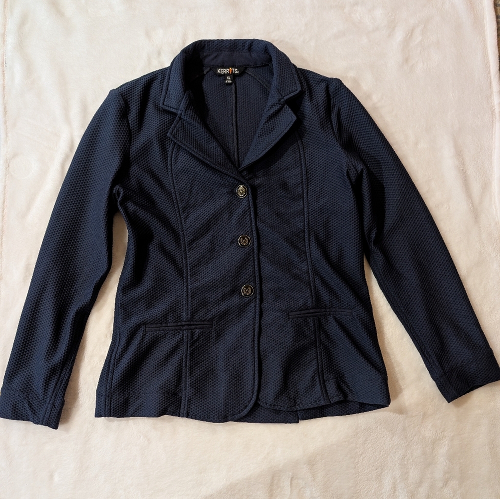 Kerrits Youth Affinity Aero Navy Show Coat